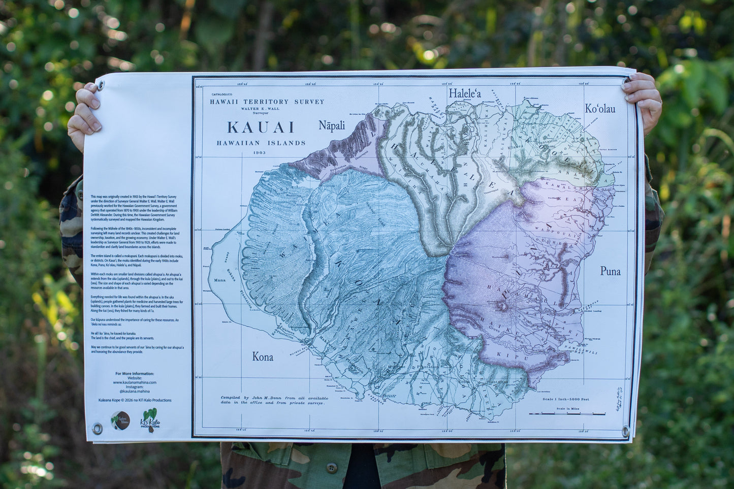 Map - Kauaʻi Ahupuaʻa