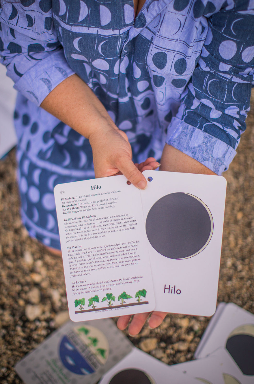 Kāleka Pō Mahina - Moon Phase Cards
