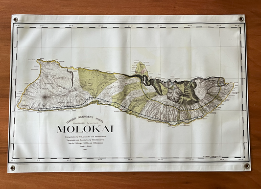 Map - Molokaʻi Ahupuaʻa