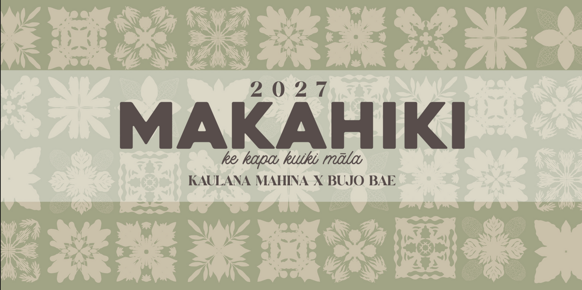 PREORDER Makahiki Desk Calendar